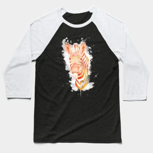 Love and Stripes - zebra orange Baseball T-Shirt